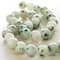 White Kiwi Stone Round Beads, 8mm by Bead Landing™